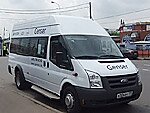Бесплатный автобус Genser в пункт аренды автомобилей АрендаАвто-азв на Новорязанском шоссе